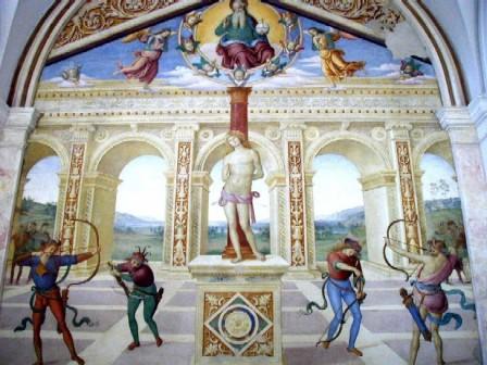 Perugino Panicale Martirio di San Sebastaino