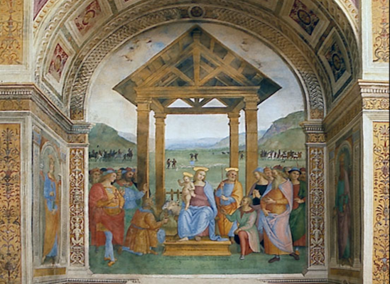Perugino - Trevi - Adorazione dei Magi