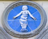 Medaglione smaltato du Spedale degli Innocenti